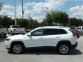 2019 Bright White Jeep Cherokee Latitude  photo #2