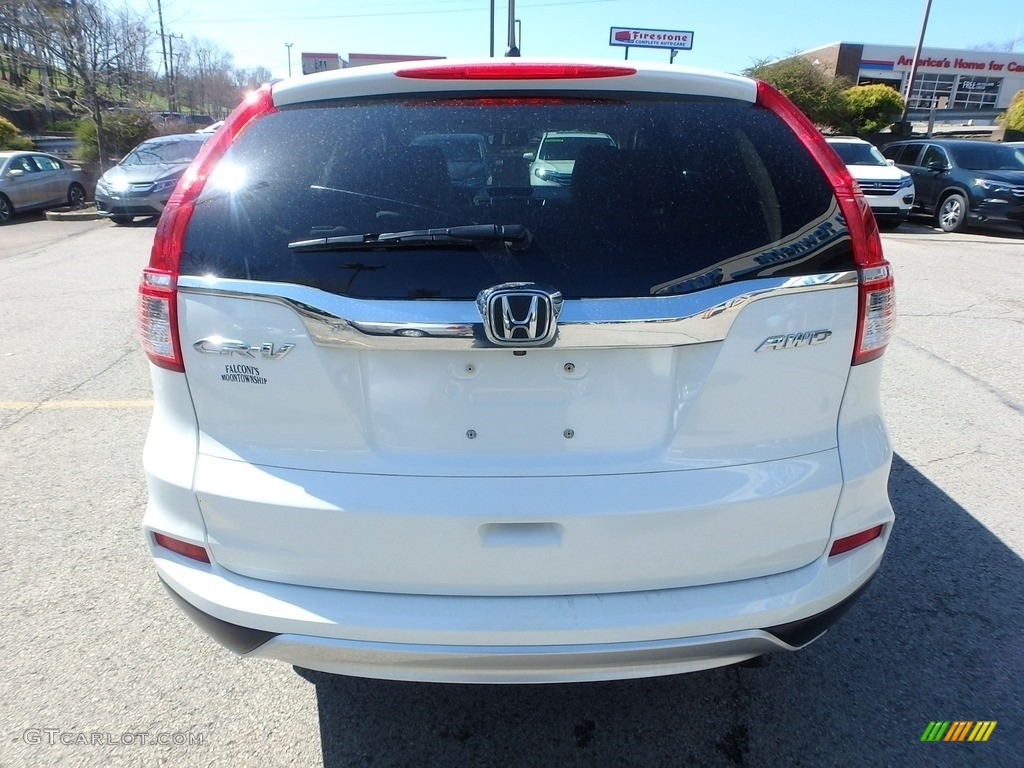 2015 CR-V EX - White Diamond Pearl / Beige photo #4