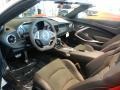 Jet Black 2018 Chevrolet Camaro ZL1 Convertible Interior Color