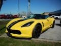 Corvette Racing Yellow Tintcoat 2018 Chevrolet Corvette Grand Sport Coupe