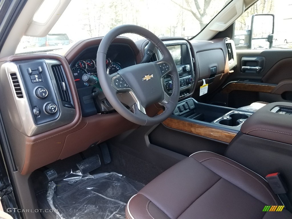 High Country Saddle Interior 2018 Chevrolet Silverado 3500HD High Country Crew Cab 4x4 Photo #126918144