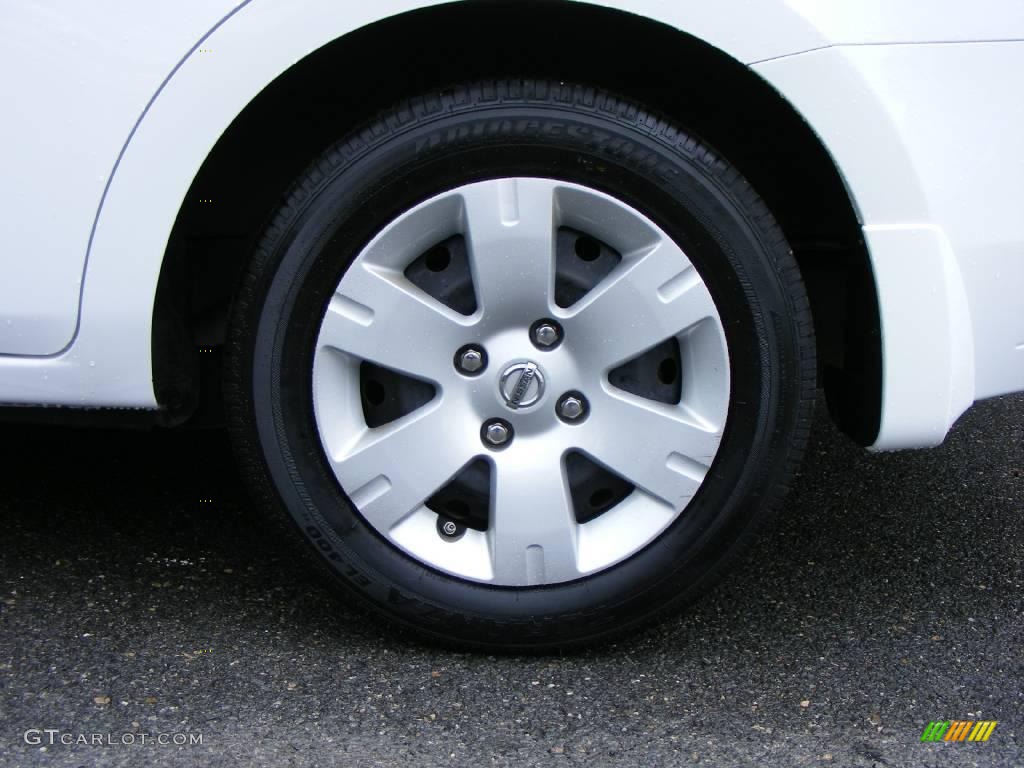 2008 Sentra 2.0 - Fresh Powder White / Beige photo #18