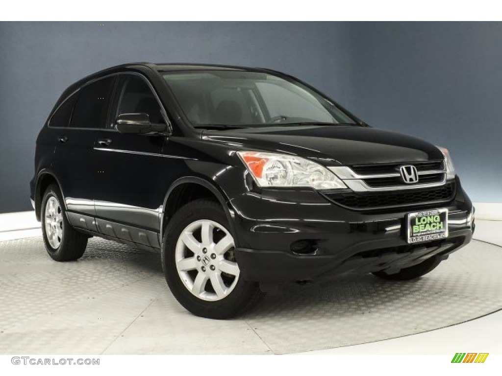 2011 CR-V SE - Crystal Black Pearl / Black photo #12