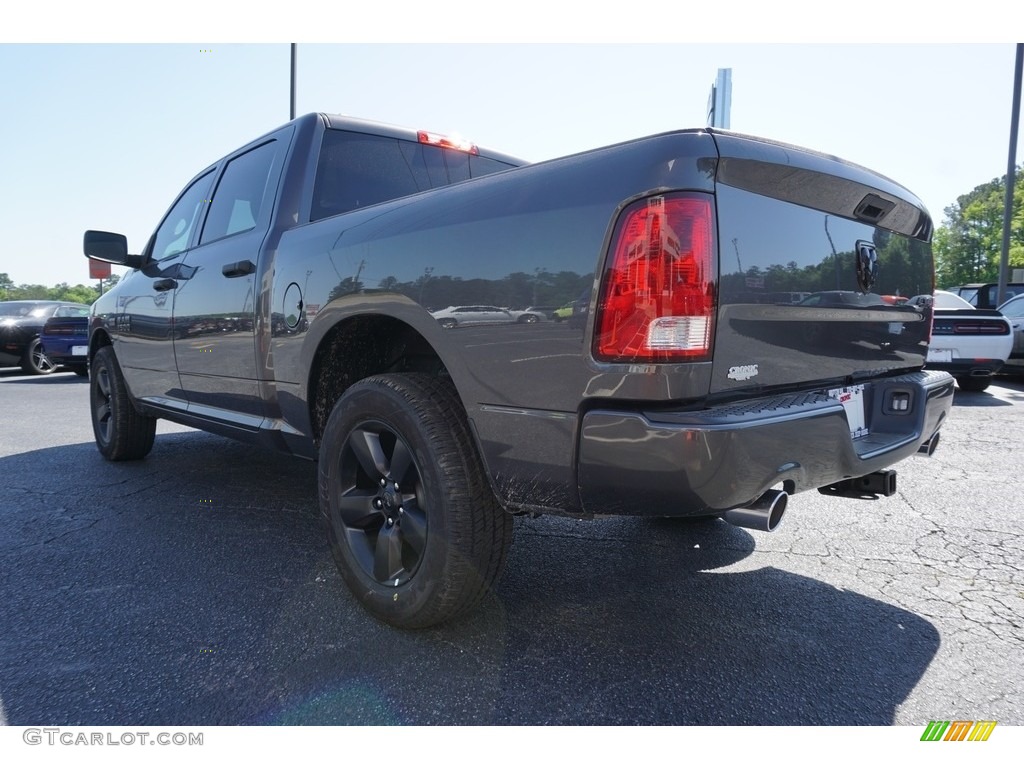 2018 1500 Express Crew Cab 4x4 - Granite Crystal Metallic / Black/Diesel Gray photo #15
