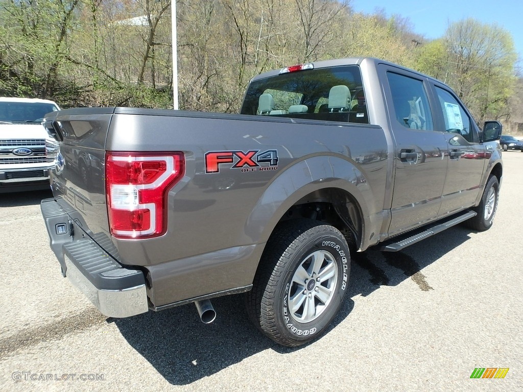 2018 F150 XL SuperCrew 4x4 - Stone Gray / Earth Gray photo #3