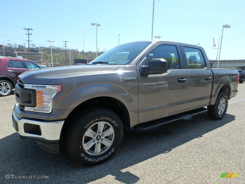 2018 F150 XL SuperCrew 4x4 - Stone Gray / Earth Gray photo #7