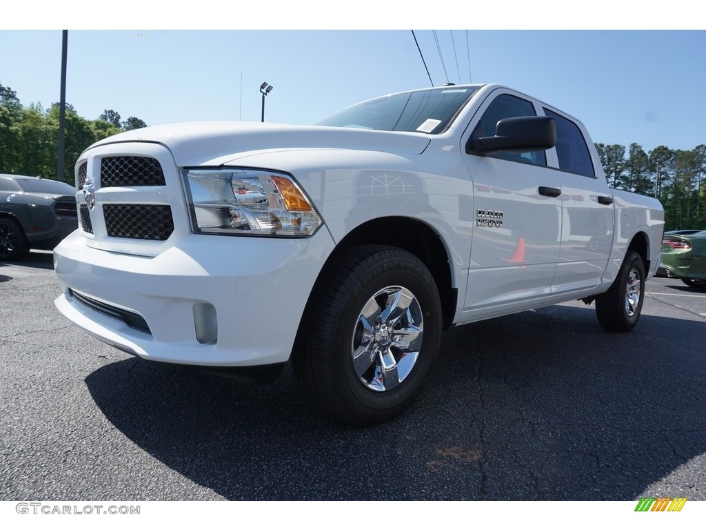 2018 1500 Express Crew Cab - Bright White / Black/Diesel Gray photo #3