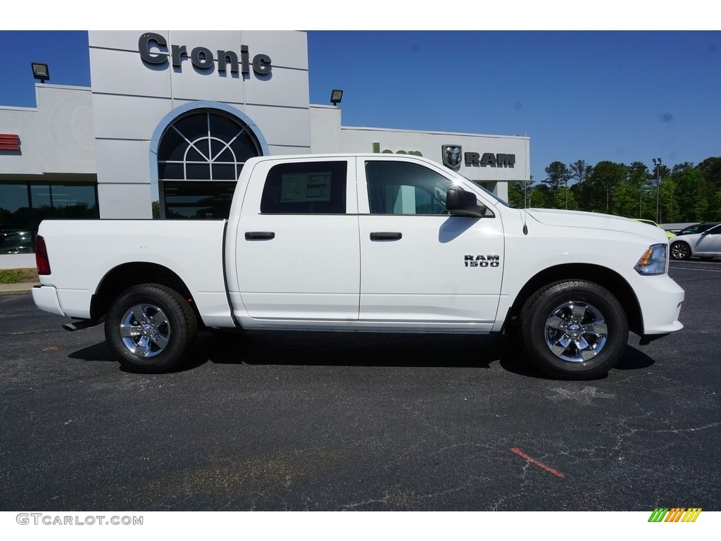 2018 1500 Express Crew Cab - Bright White / Black/Diesel Gray photo #12