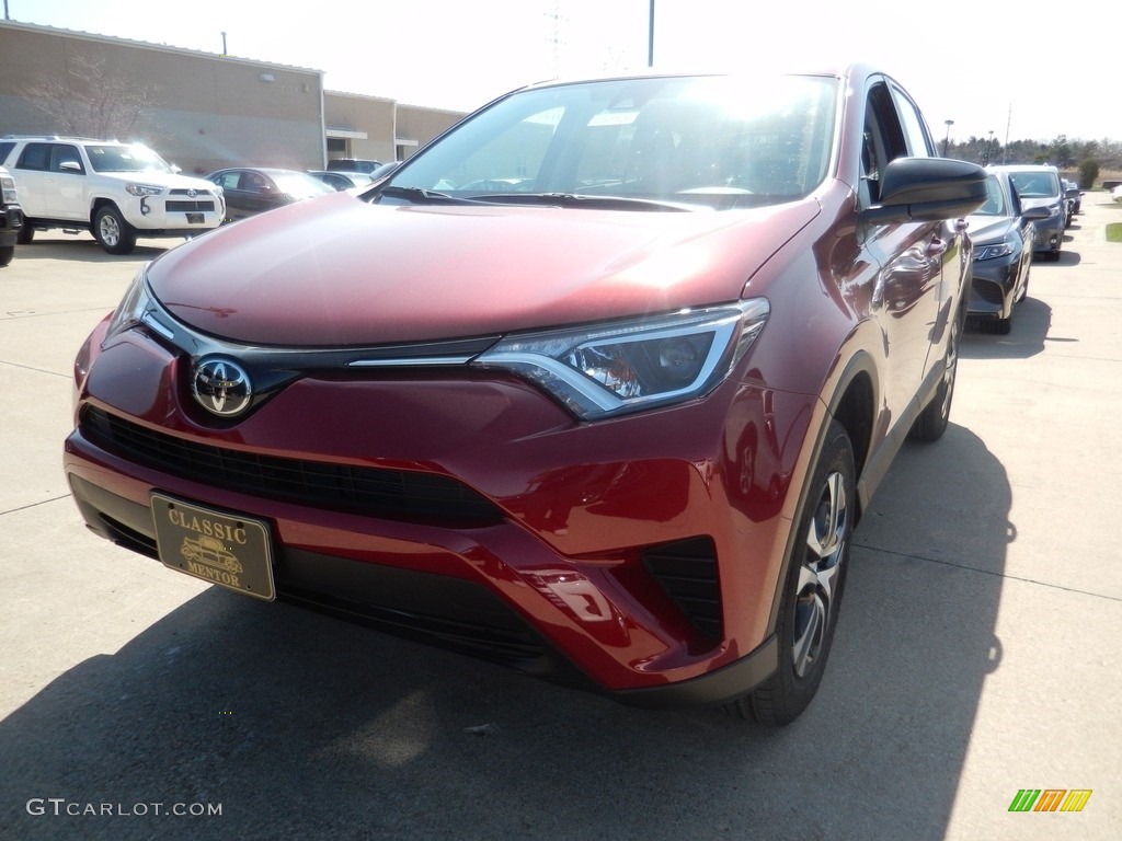 2018 RAV4 LE - Ruby Flare Pearl / Black photo #1