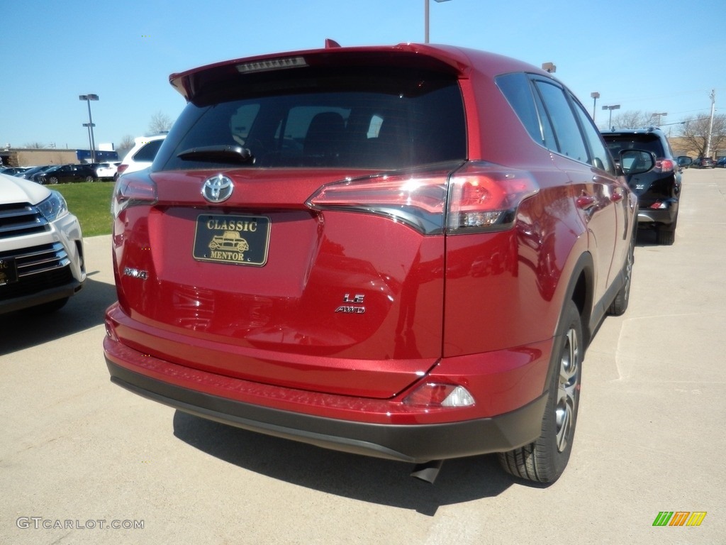 2018 RAV4 LE - Ruby Flare Pearl / Black photo #2