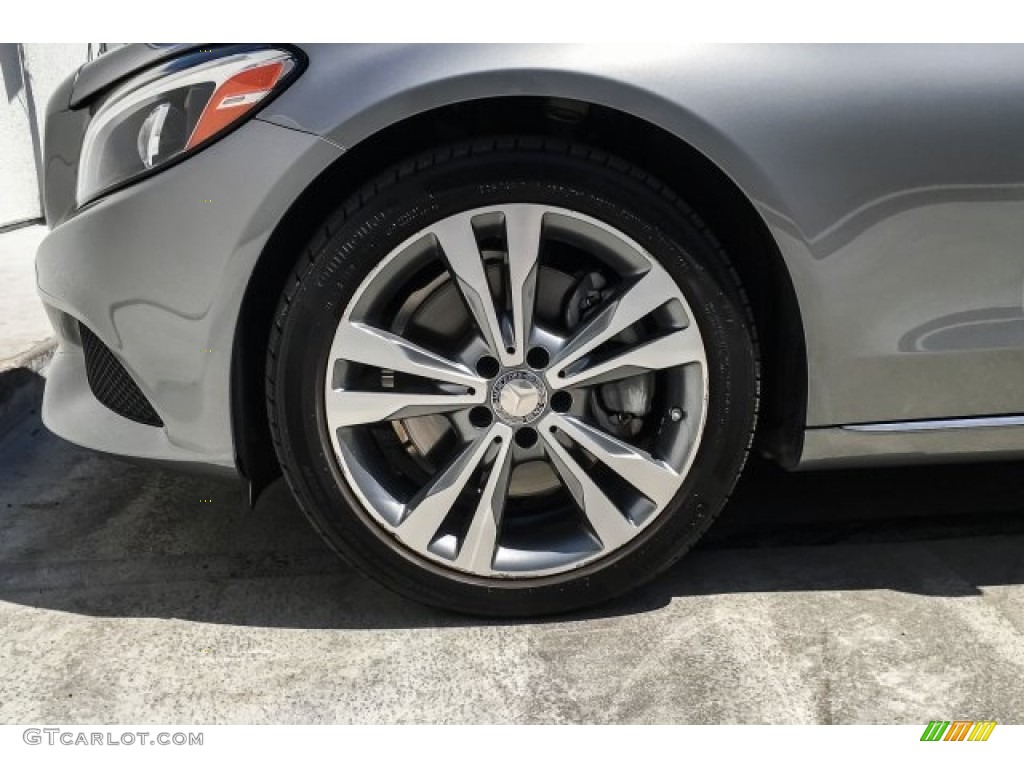 2015 C 300 4Matic - Steel Grey Metallic / Grey/Black photo #8