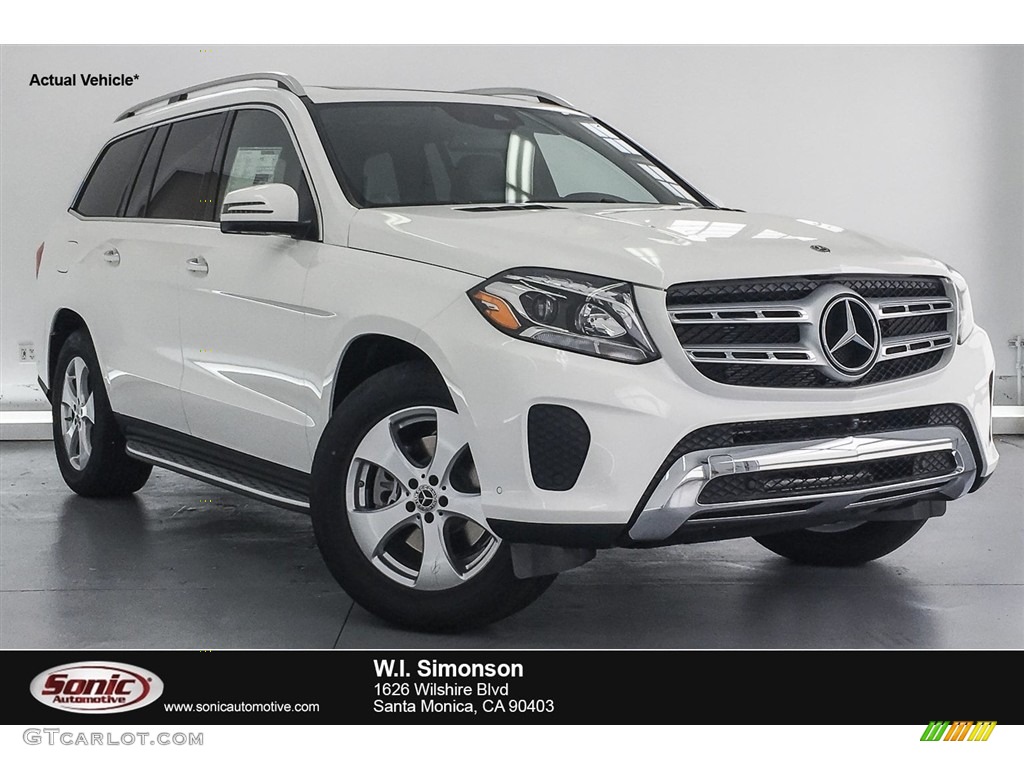 2018 GLS 450 4Matic - Polar White / Black photo #1