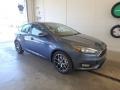 Blue Metallic 2018 Ford Focus SEL Hatch