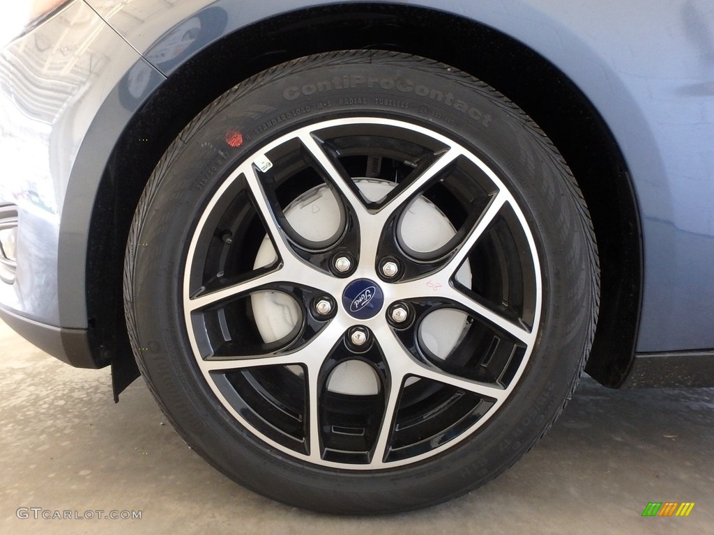 2018 Focus SEL Hatch - Blue Metallic / Charcoal Black photo #5