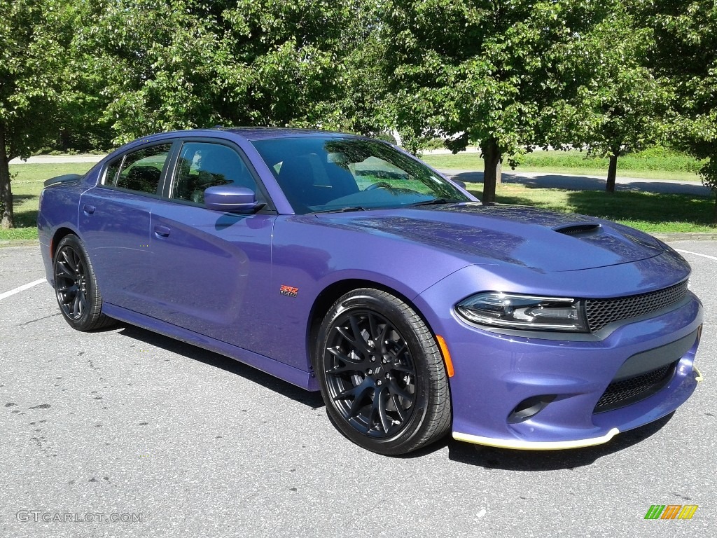 Plum Crazy Pearl 2018 Dodge Charger R/T Scat Pack Exterior Photo #126929813