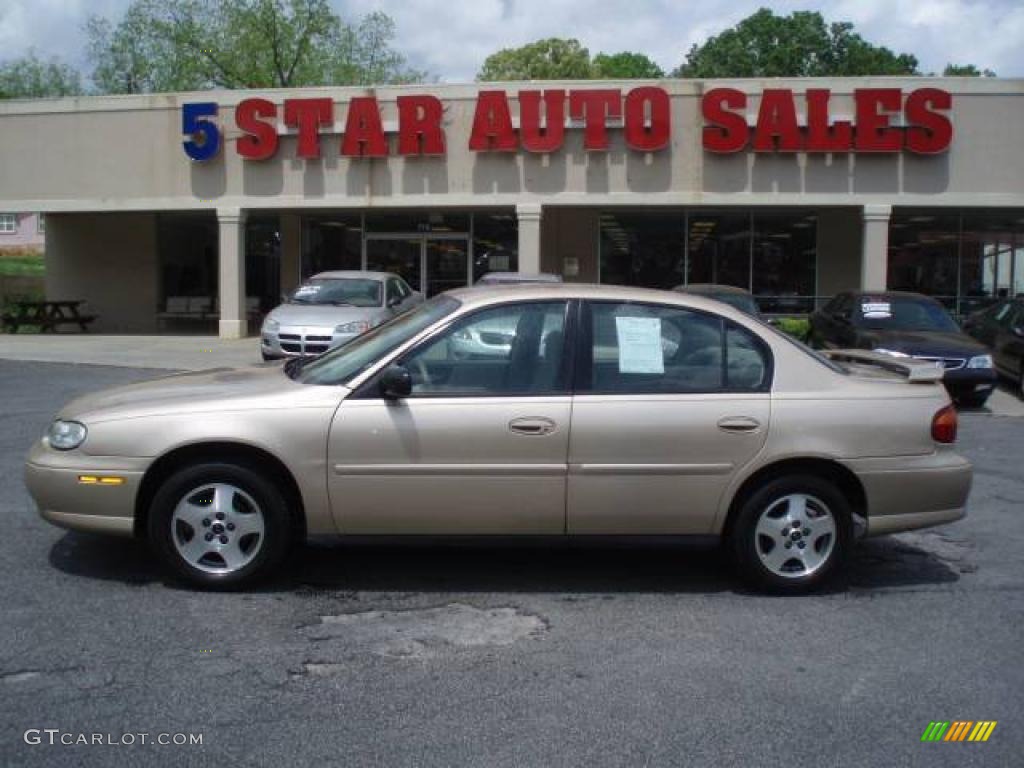 2003 Malibu Sedan - Light Driftwood Metallic / Neutral Beige photo #1