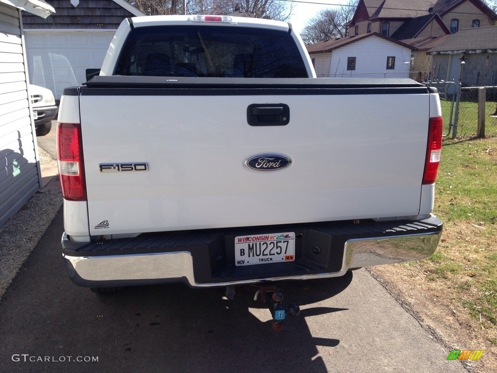 2005 F150 XLT SuperCrew 4x4 - Oxford White / Medium Flint/Dark Flint Grey photo #11