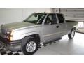 2004 Silver Birch Metallic Chevrolet Silverado 1500 Z71 Extended Cab 4x4  photo #3