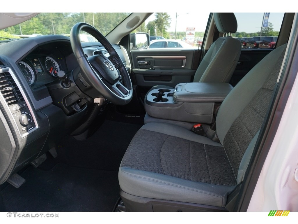 2014 1500 Big Horn Quad Cab - Bright White / Black/Diesel Gray photo #5