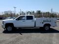 Summit White - Silverado 2500HD Work Truck Crew Cab 4x4 Chassis Photo No. 3
