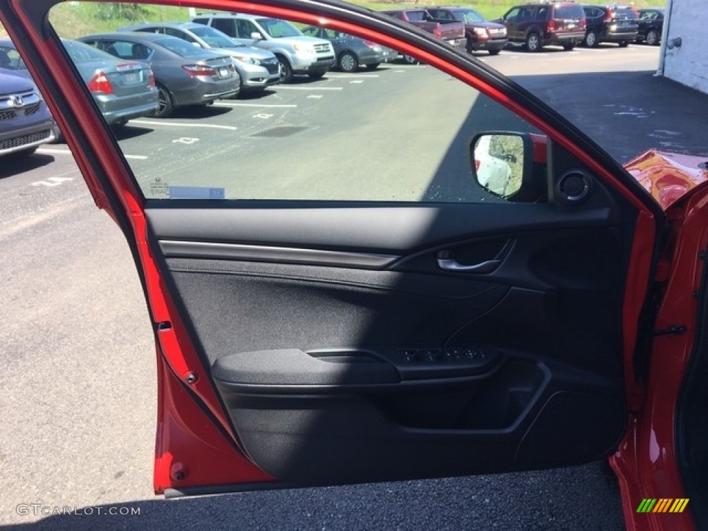 2018 Civic EX Hatchback - Rallye Red / Black photo #10