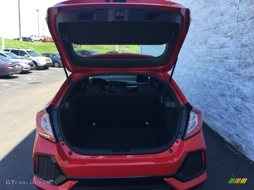 2018 Civic EX Hatchback - Rallye Red / Black photo #25