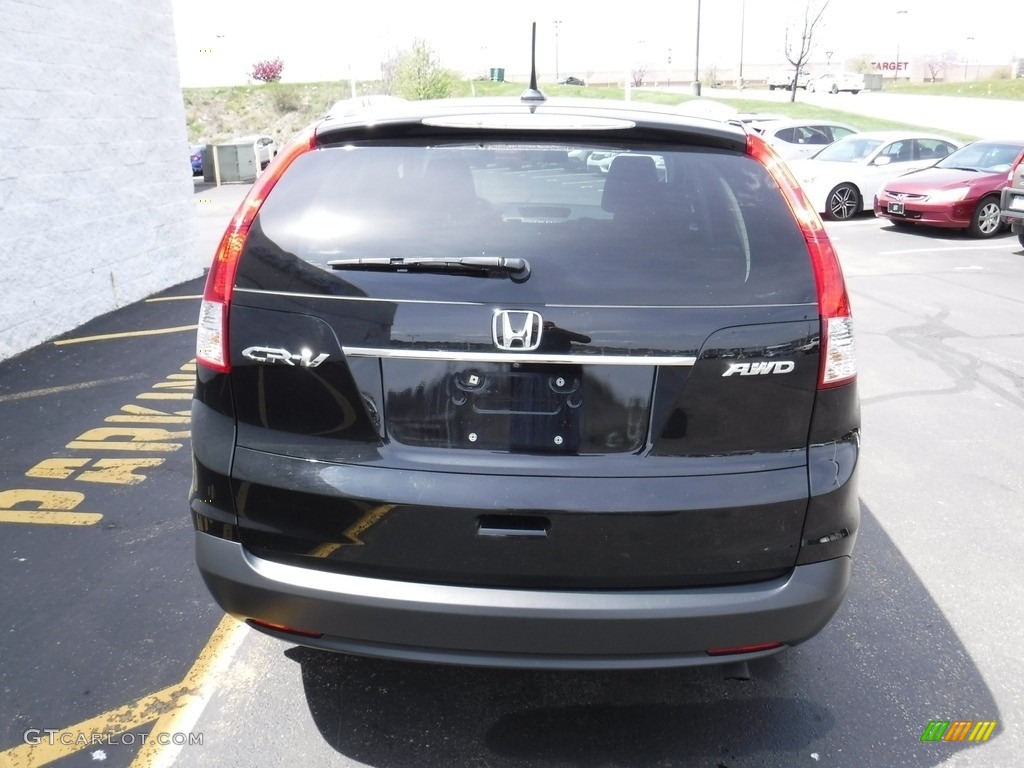 2014 CR-V EX-L AWD - Crystal Black Pearl / Black photo #9