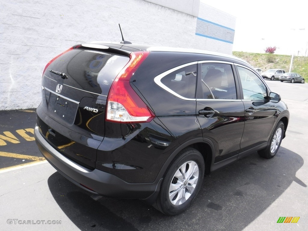 2014 CR-V EX-L AWD - Crystal Black Pearl / Black photo #10