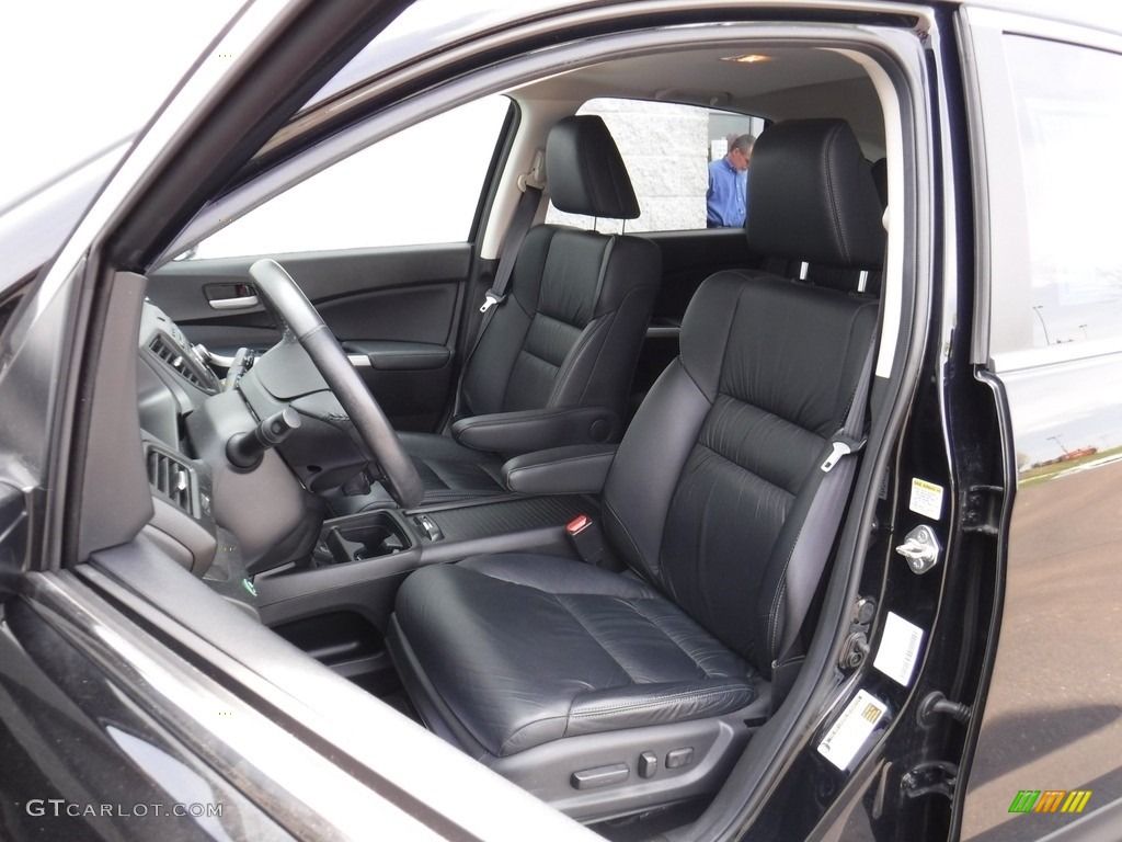 2014 CR-V EX-L AWD - Crystal Black Pearl / Black photo #16