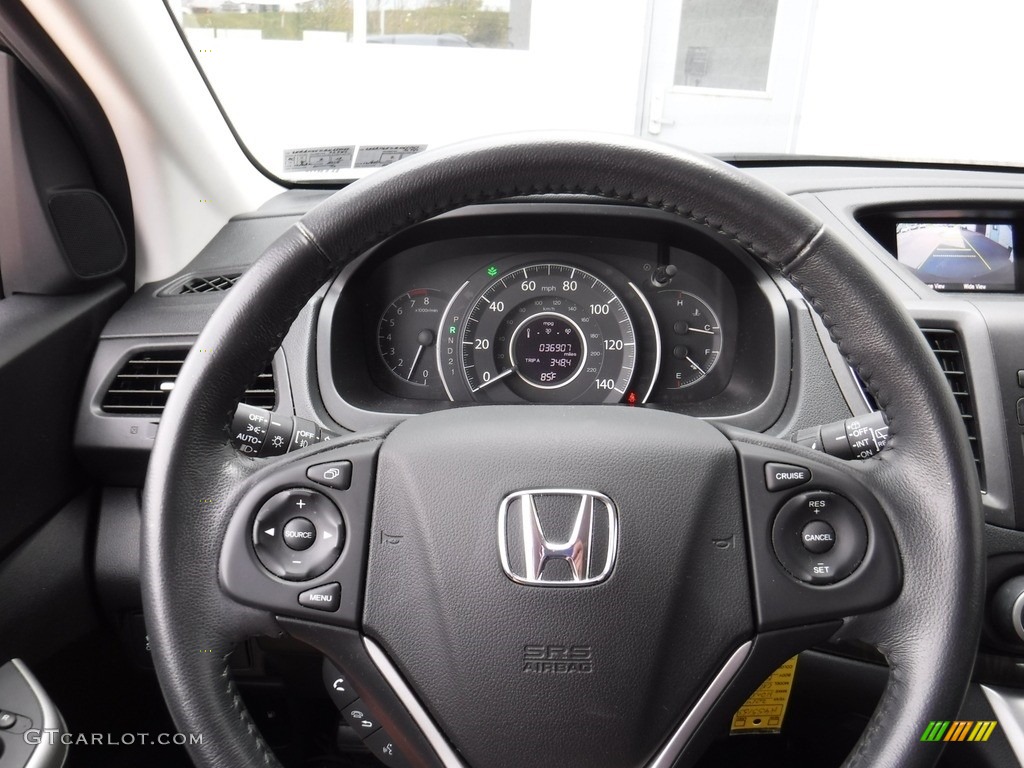 2014 CR-V EX-L AWD - Crystal Black Pearl / Black photo #23