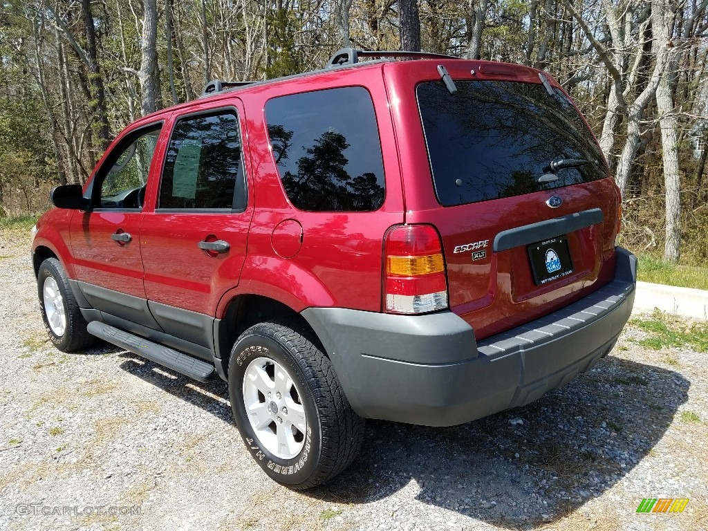 2005 Escape XLT V6 4WD - Redfire Metallic / Medium/Dark Flint Grey photo #6