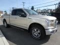 2017 White Gold Ford F150 XLT SuperCab 4x4  photo #3