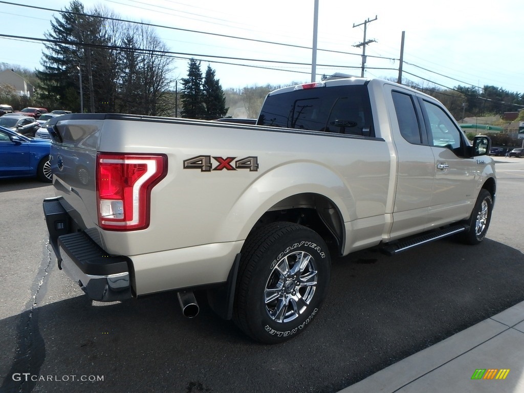 2017 F150 XLT SuperCab 4x4 - White Gold / Light Camel photo #5