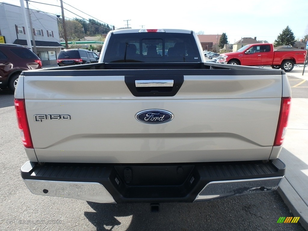 2017 F150 XLT SuperCab 4x4 - White Gold / Light Camel photo #6
