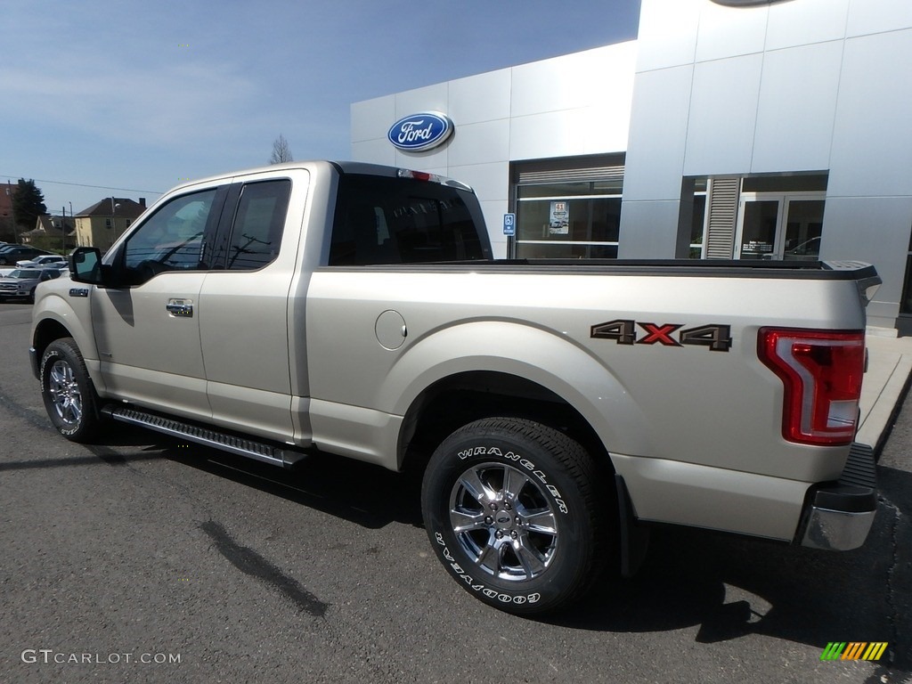 2017 F150 XLT SuperCab 4x4 - White Gold / Light Camel photo #7