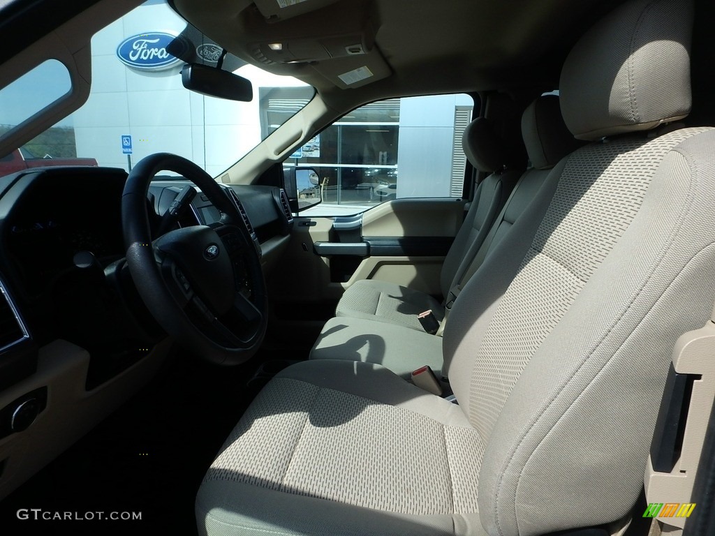 2017 F150 XLT SuperCab 4x4 - White Gold / Light Camel photo #10