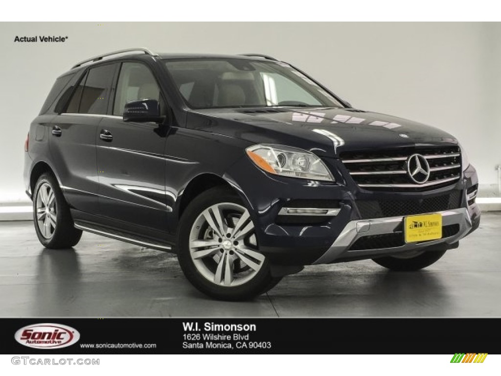 2015 Lunar Blue Metallic Mercedes Benz Ml 350 126935852