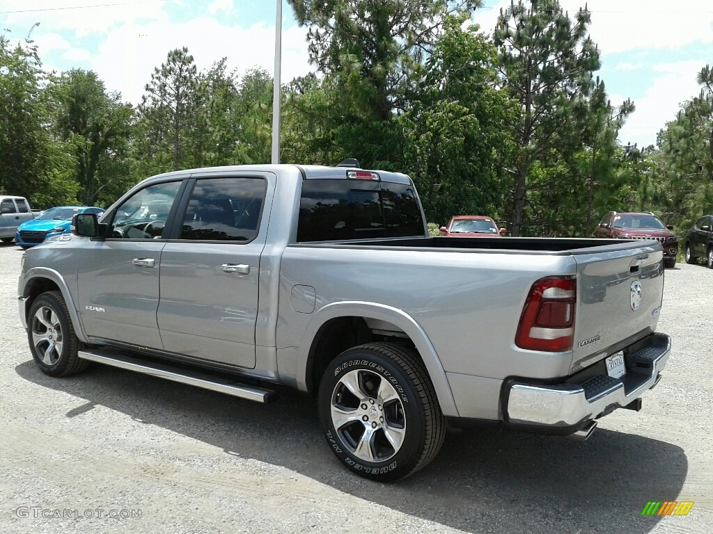 2019 1500 Laramie Crew Cab 4x4 - Billett Silver Metallic / Black photo #3