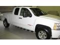 2008 Summit White Chevrolet Silverado 1500 LT Extended Cab 4x4  photo #6