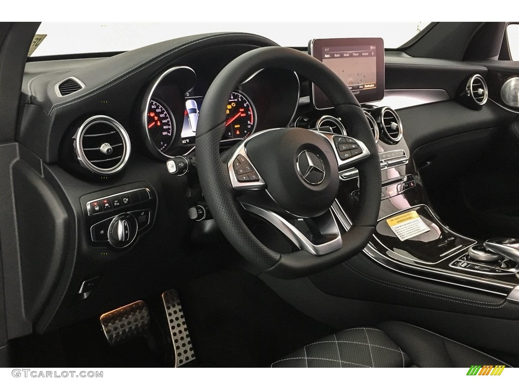 2018 Mercedes-Benz GLC AMG 43 4Matic designo Black Dashboard Photo #126950177