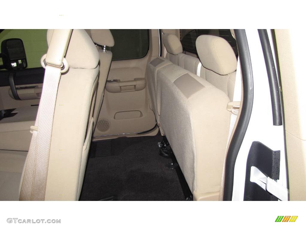 2008 Silverado 1500 LT Extended Cab 4x4 - Summit White / Light Cashmere/Ebony Accents photo #15