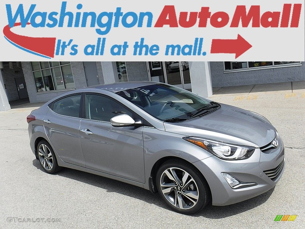 2015 Elantra Limited Sedan - Titanium Gray Metallic / Black photo #1