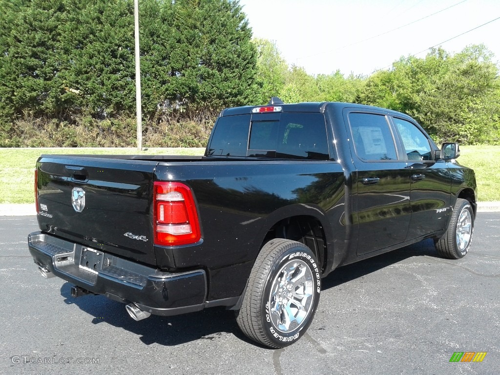 2019 1500 Big Horn Crew Cab 4x4 - Diamond Black Crystal Pearl / Black photo #6