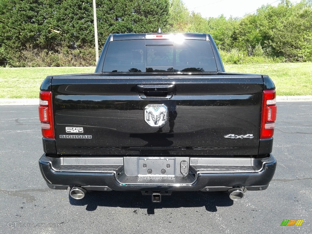2019 1500 Big Horn Crew Cab 4x4 - Diamond Black Crystal Pearl / Black photo #7