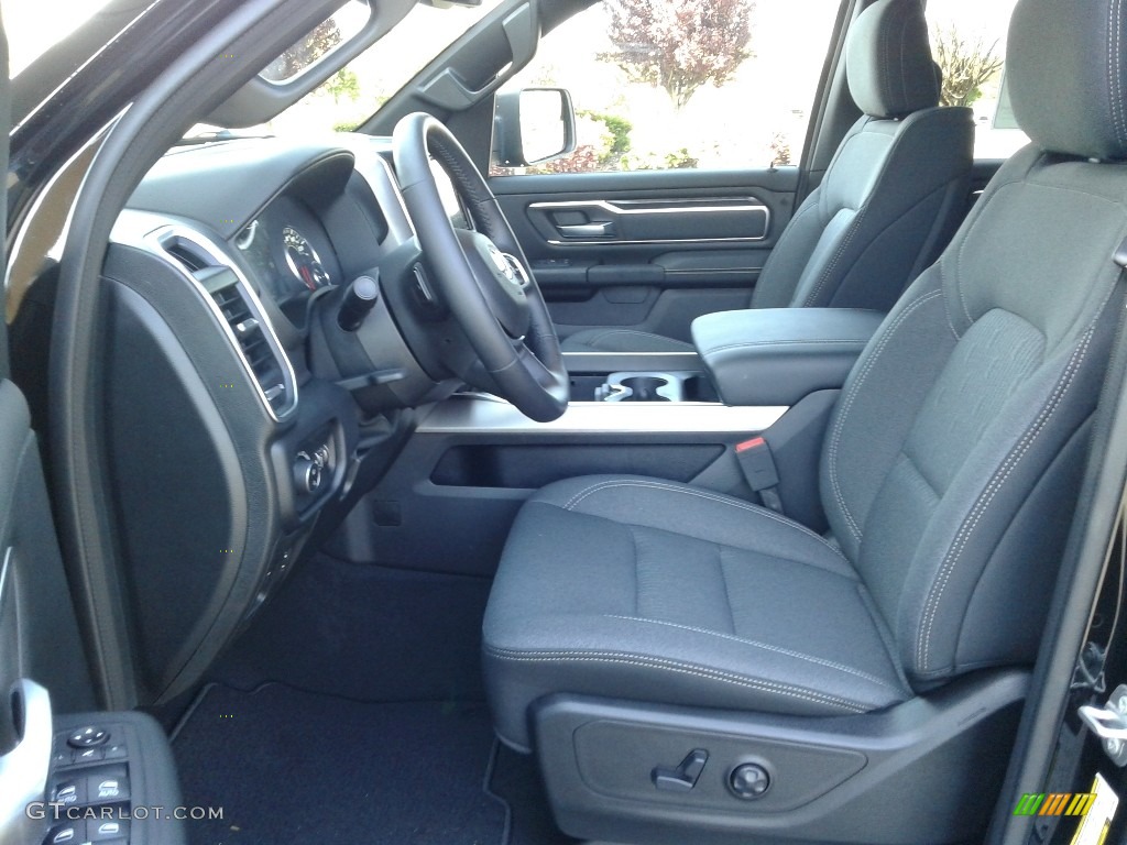 Black Interior 2019 Ram 1500 Big Horn Crew Cab 4x4 Photo #126954269