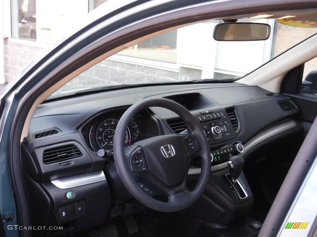 2015 CR-V LX AWD - Mountain Air Metallic / Beige photo #11