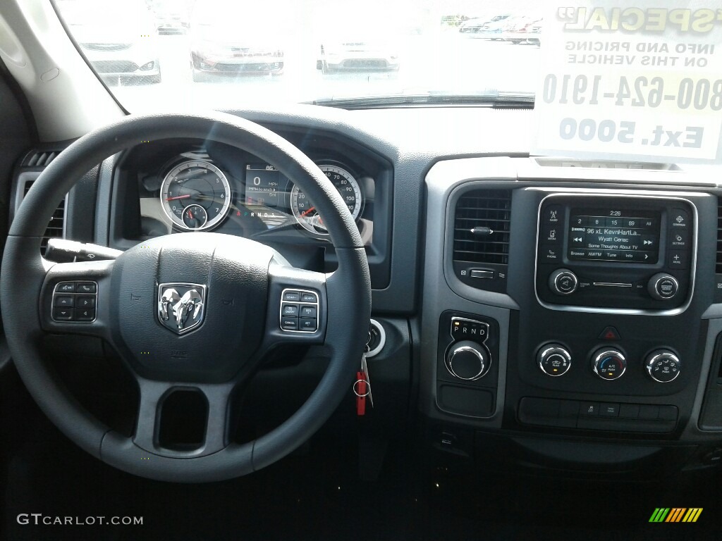 2018 1500 Express Quad Cab - Brilliant Black Crystal Pearl / Black/Diesel Gray photo #13