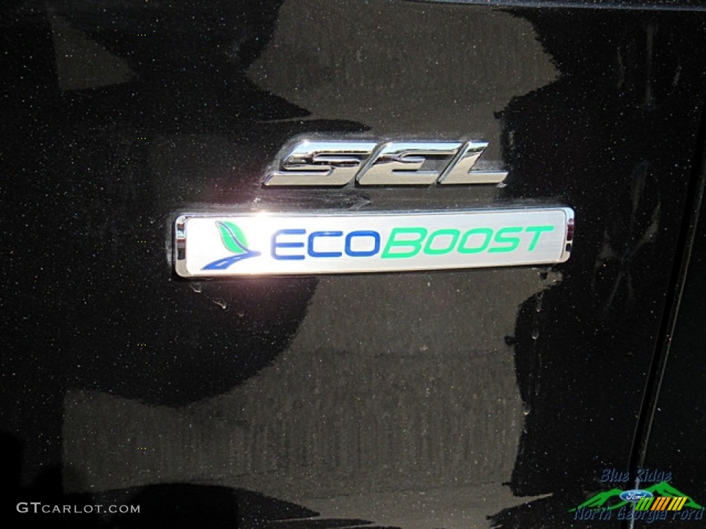 2013 Escape SEL 2.0L EcoBoost - Tuxedo Black Metallic / Medium Light Stone photo #36