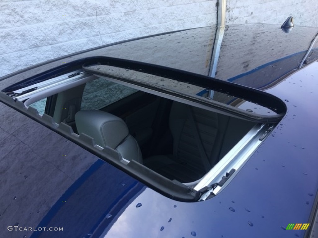 2018 CR-V EX AWD - Obsidian Blue Pearl / Gray photo #9