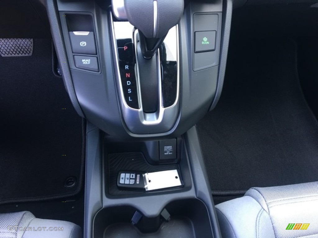2018 CR-V EX AWD - Obsidian Blue Pearl / Gray photo #21